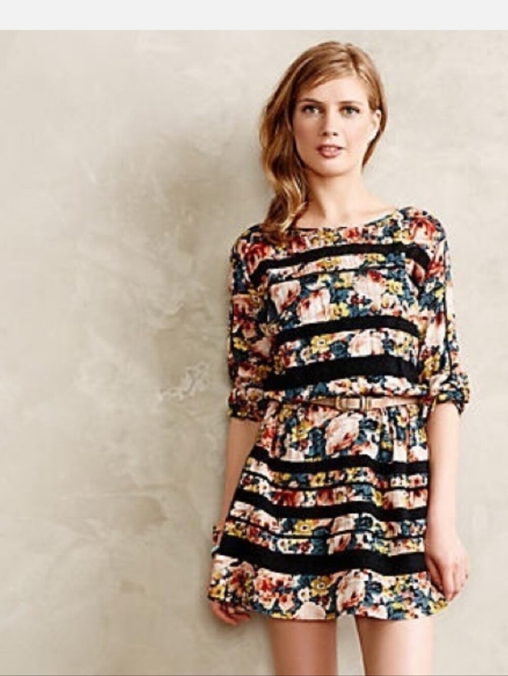 ANTHRO | Holding Horses Floral Dress Sz M - Picture 2 of 7